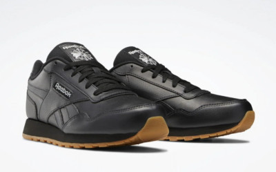 Reebok Classic Harman Run S 'Black Gum' Leather Lifestyle CM9204 Men's Size 8-12