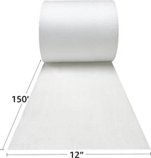 Foam Wrap Roll Moving Cushioning Sheets Packing Shipping Protect Glasses 150 ft