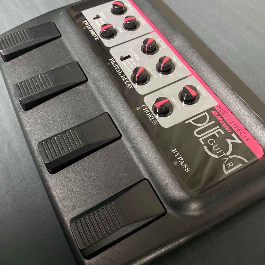 Maxon PUE3G エフェクター ☆ペダル検証 第175段 MAXON PUE3G編 : ジナパパ一家の何てこと
