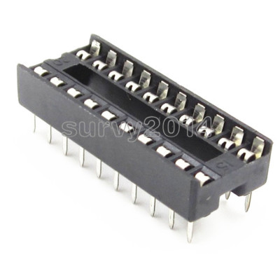 50 Stück 20-Pin 20pin DIL DIP IC Buchse PCB Mount Steckverbinder NEU 