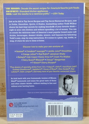 Top Secret Rezepte Limonaden, Smoothies, Spirituosen & Shakes von Todd Wilbur 2002 SIGNIERT - Bild 20 von 24