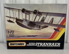 Matchbox Super-Marine Stranraer British Biplane Seaplane New In Opened Box 1/72