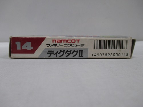 NES -- DIG DUG 2 -- Box. popular action. Famicom, JAPAN Game. Namco. 10359 - Picture 5 of 18