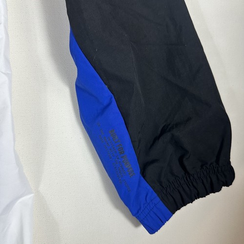 Adidas ZNE Track Jacket Woven Windbreaker Retro Colorblock Mens Large Blue NWT - Picture 3 of 8