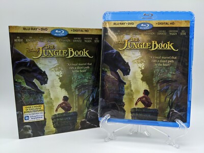 The Jungle Book Blu-ray/DVD  2016 + Digital Copy Slipcover New 