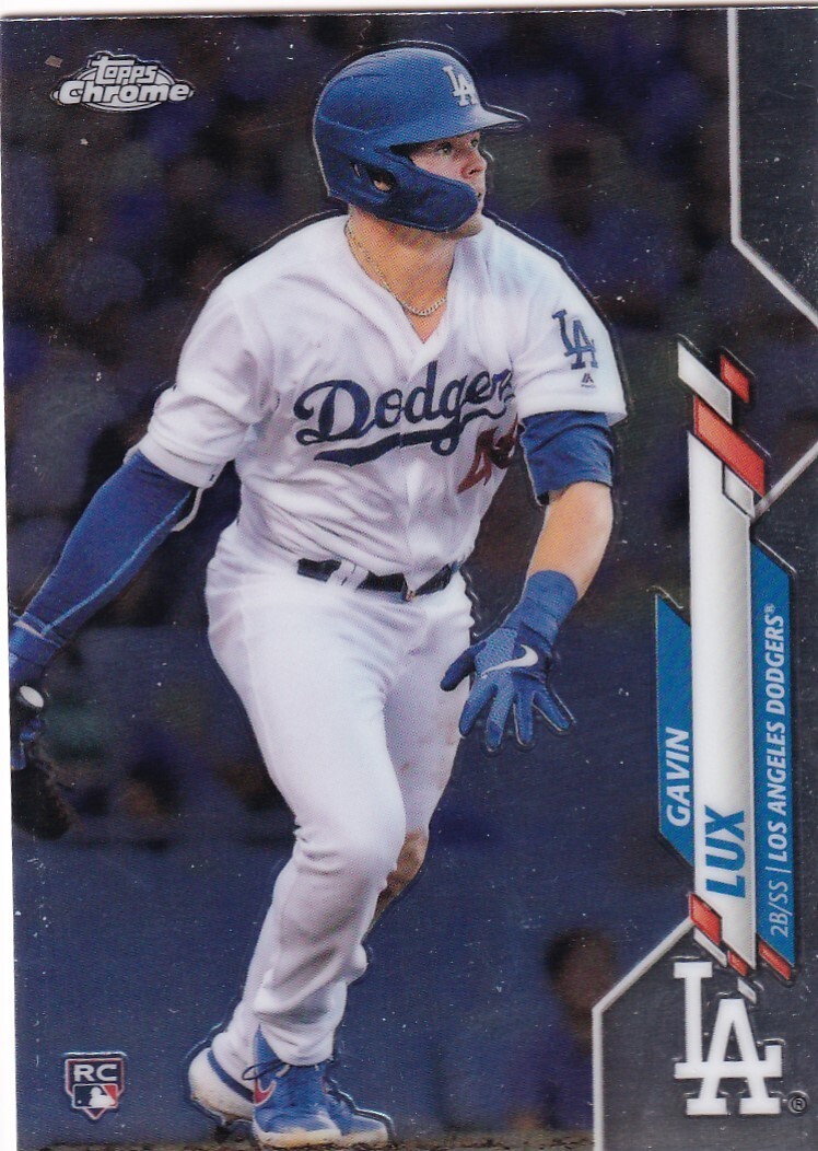 2020 Topps Chrome #148 Gavin Lux  Los Angeles DodgersRookie Card