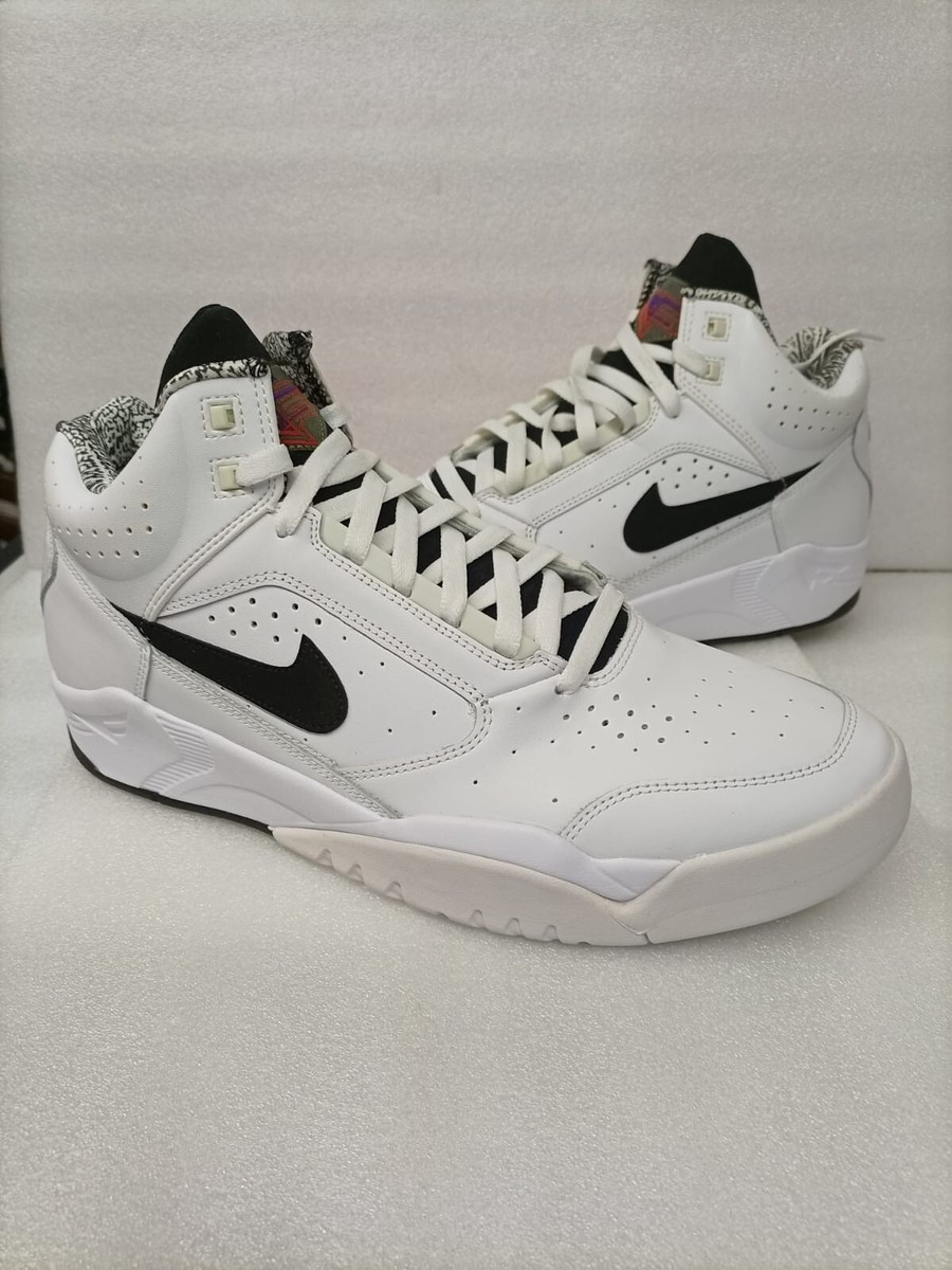 Nike Air Flight Lite II Mid White Black (2021) DJ2518-100 | eBay