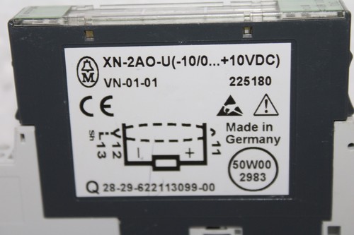 MOELLER XN-2AO-U (-10/0...+10VDC) ANALOG OUTPUT MODULE 225180 - Picture 2 of 6