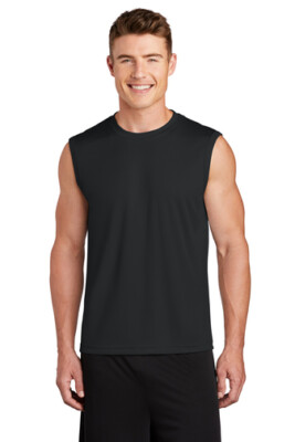 Sport-Tek ST352 Men's SLEEVELESS MUSCLE T-SHIRT Competitor Performance Tee