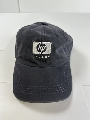 HP Invent Ballcap Dad Hat Embroidered Logo Strap Back 100% Cotton