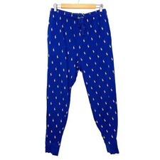 Polo Ralph Lauren Pony All Over Pajama Jogger Pant - Royal Blue/Gold Pony M