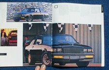 1987 Buick Grand National Regal Lesabre T Type Riviera Sales Booklet Original Gm
