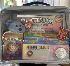 Ty Beanie Babies Official Club Platinum Edition Membership Kit 1999 Never Opened