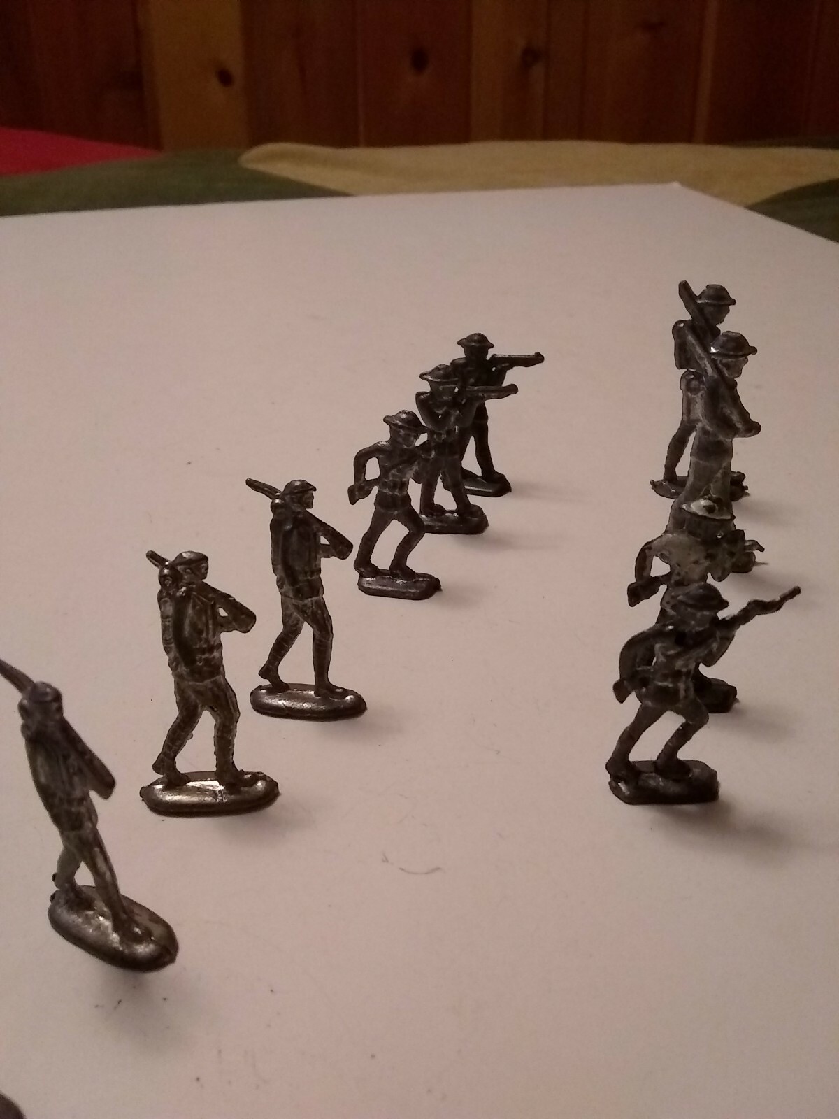 Lot of 15 Miniature Lead Soldiers eBay