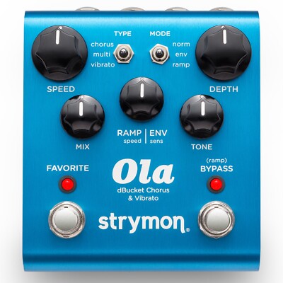 Strymon Ola dBucket Chorus and Vibrato Stereo Effect Pedal - New