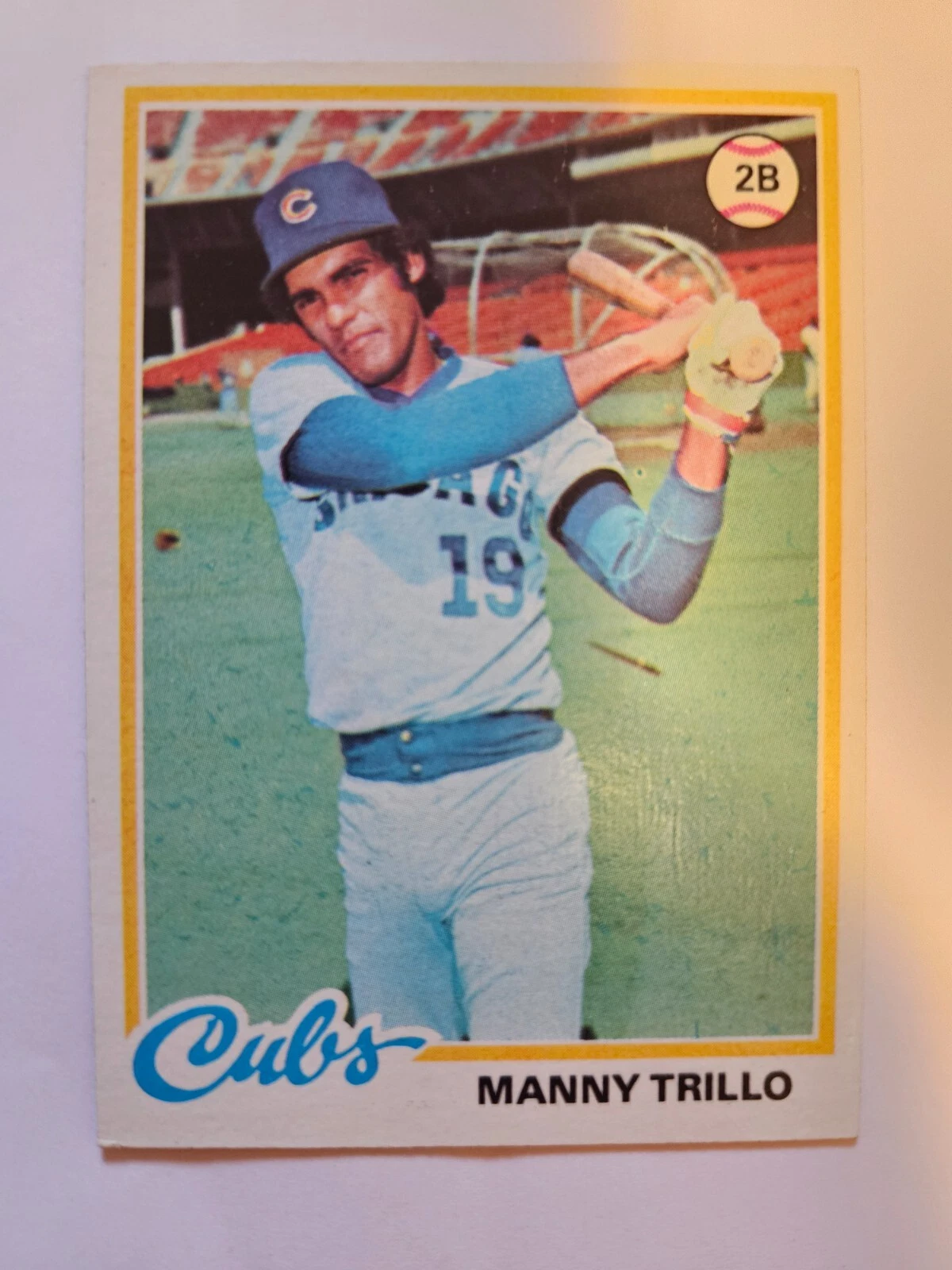1978 TOPPS MANNY TRILLO #123 EX/NM