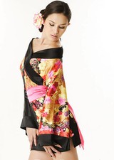 Womens Geisha Fancy Dress – Elegant Fit Kimono Costume Ladies Photo-Ready New