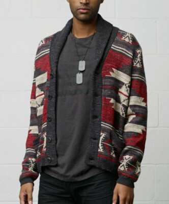 southwestern shawl sweater