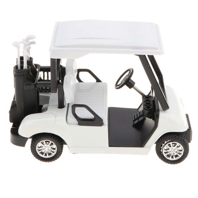 120 Diecast Pull Back Alloy Golf Cart Model Toy Collectibles