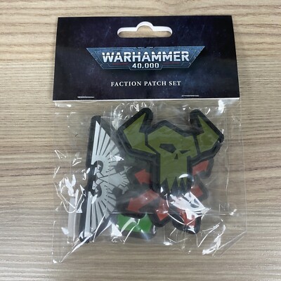 FACTION PATCH WARHAMMER 40.000 KOYO OFFICIAL ORKS CHAOS NECRONS IMPERIUM 40K