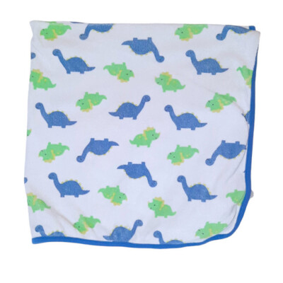 Carter's Just One You Dinosaur Baby Terry Lovey Swaddle Blanket 26'' X 27''