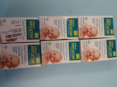 6 Infants Mylicon Daily Probiotic Drops 0.28 Floz Ea Digestive Health Immune 