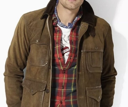 $1495 Polo Ralph Lauren Large Brown 