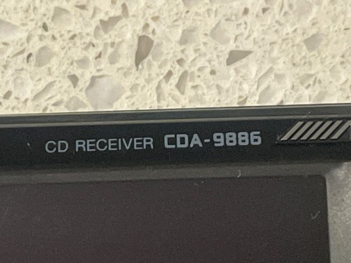 ALPINE CDA-9886 CAR STEREO FACEPLATE ONLY ALPINE CDA-9886 FACEPLATE ONLY OEM🟠 - Picture 8 of 24
