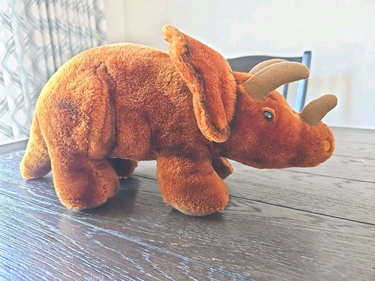 ぬいぐるみ 人形 90s DAKIN デーキン 恐竜 トリケラトプス 1992 Dakin Dinosaur In Vintage Stuffed Animals for sale | eBay