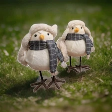 Target Featherly Friends Christmas 2021 Gale Bird Owl Scarf Trapper Hat NWT X 2 