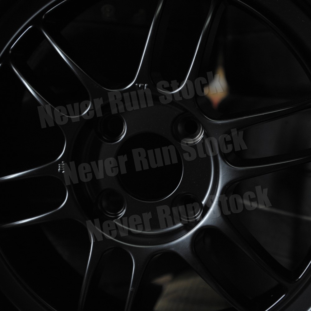 AUTHENTIC ENKEI RPF1 18x9 5x114.3 +35 OFFSET BLACK 12 SPOKES SPORT