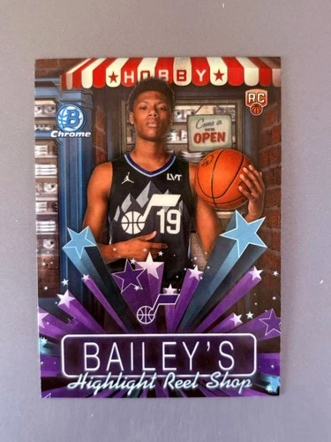 Ace Bailey 2025-26 Topps Bowman Chrome Basketball Hobby Stars RC [dyf178