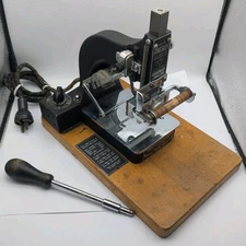 Kingsley Hot Foil Stamping Machine  VINTAGE - HEATS UP - LOOK READ - MADE IN USA