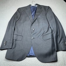 SuitSupply Blazer 42R Slim Fit Gray VBC Super 110s Wool Lazio Sport Coat Jacket