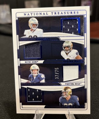 2025 National Treasures QUAD PATCH #/75 Morrison, Watts, Leonard & Evans 