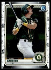 2020 Bowman Chrome Prospects Logan Davidson Oakland Athletics #BCP-88