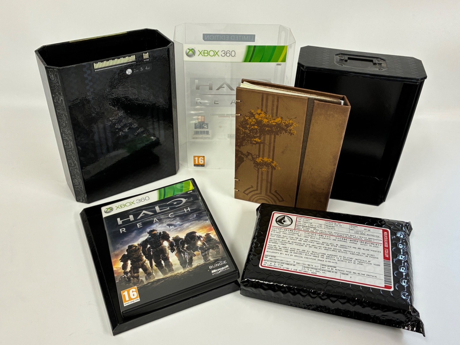 XBOX 360 HALO REACH ARCHIVE EDITION INCLUDES CD PRESENTATION BOX DIARY EPHEMERA