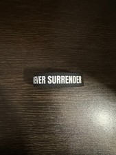 Motivational Wristband - Never Surrender - 8" Circumference - 3/4" Thickness