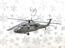 Sikorsky UH-60 Black Hawk US Army Helicopter Custom Christmas Ornament  War Gift