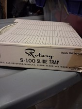 Vintage Rotary S-100 Slide Projector Tray Carousel GAF Minolta Sears Nikon more