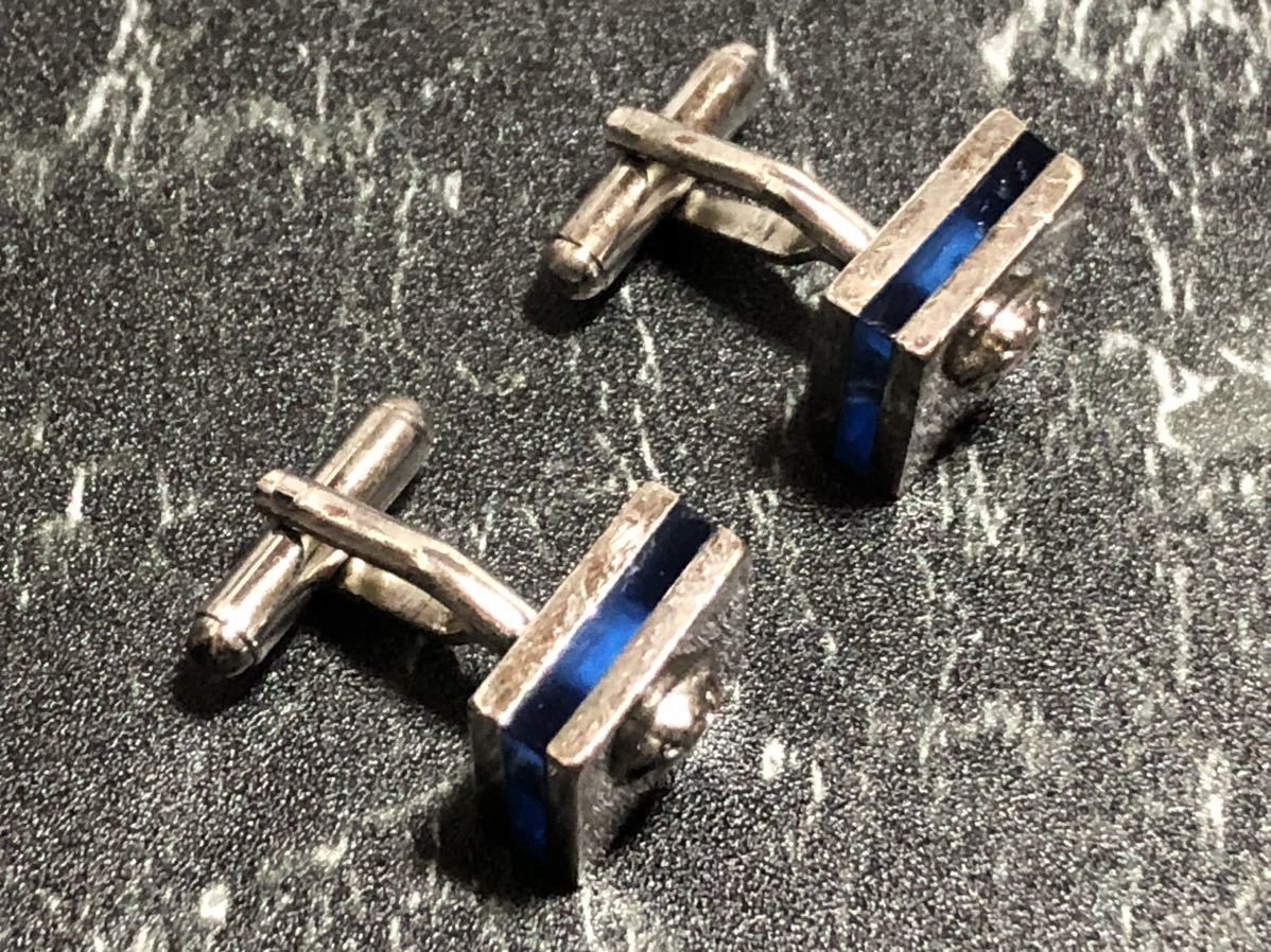 Versace Cufflinks Silver Medusa - Used with Box, Minor Scratches, Chips thumbnail 2