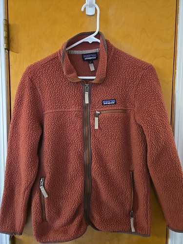 Patagonia Retro Pile Jacket Rosa Pile Donna Taglia XS Pullover Autunno Caldo