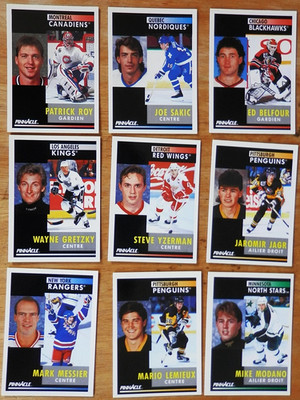1991 SCORE PINNACLE NHL HOCKEY COMPLETE SET [1-420]