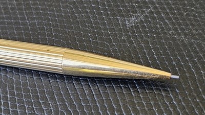 70's Montblanc Noblesse Mechanical Pencil Gold Plated, 0.9 mm Lead