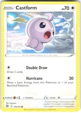 Castform 116/172 Stelle Brillanti BRS NM Carta Pokemon TCG