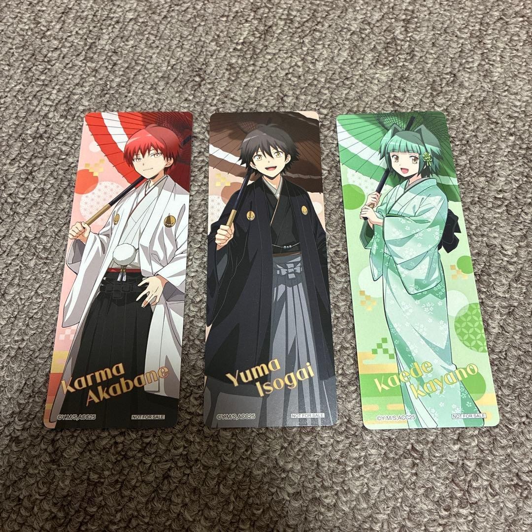 New: Assassination Classroom Shiori Bookmark – Animate Bonus (Akabane Gyou,