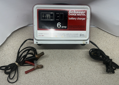 #ad Vintage Schauer Solid State Battery Charge Master 6 Amp 6 12 Volt Model B6612 $59.99
