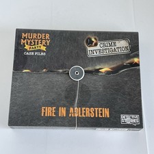 Murder Mystery Party Game Case Files Crime Investigation Fire In Adlerstein New