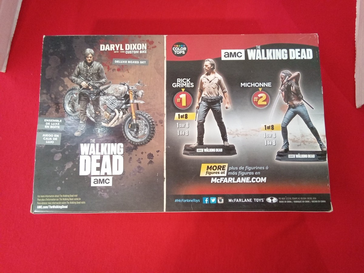 The Walking Dead Daryl Dixon Figure & Chopper Boxed Set McFarlane