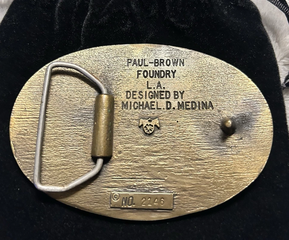International Brotherhood of Teamsters Buckle Belt 1888-1982 Paul Brown Foundry - Image 3 of 4
